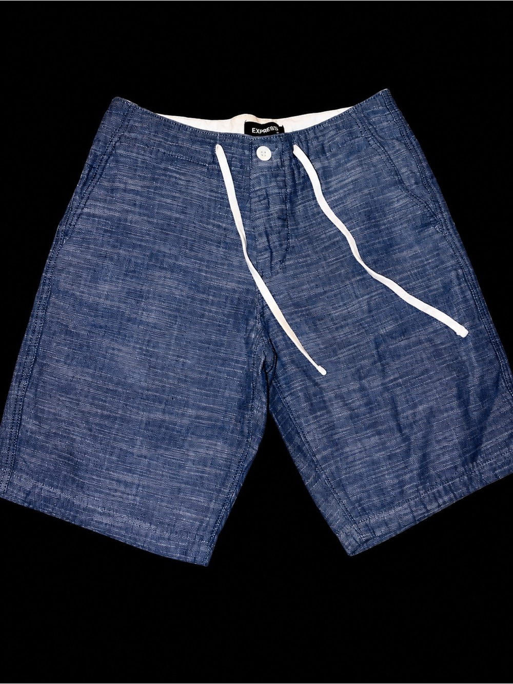 Express Men’s Navy Drawstring Hybrid Shorts